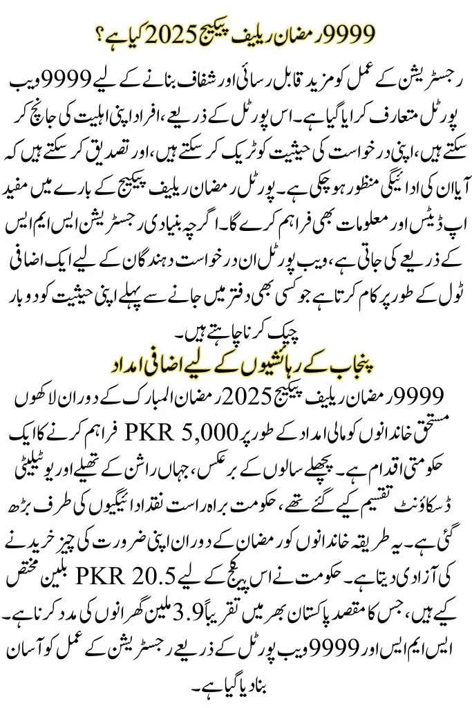 Ramzan Relief 2025: Get PKR 10,000 Cash Assistance – Registration Now Open!